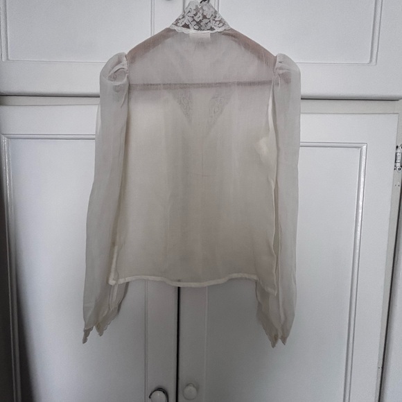Vintage Jessica McClintock Gunnies Blouse - Picture 4 of 6